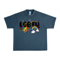 Midnight Navy lgbtq  friendly Urban Heavy Tee - MaliasSmallBusiness