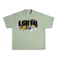 Oil Green lgbtq  friendly Urban Heavy Tee - MaliasSmallBusiness