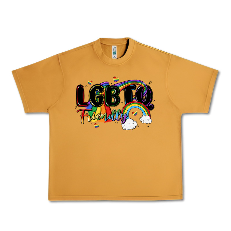Lgbtq  Friendly Urban Heavy Tee by MaliasSmallBusiness | Teevron