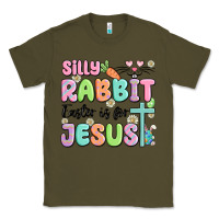 Army Green silly rabbit easter is for jesus Classic Tee - MaliasSmallBusiness