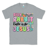 Heather Grey silly rabbit easter is for jesus Classic Tee - MaliasSmallBusiness