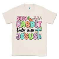 Natural silly rabbit easter is for jesus Classic Tee - MaliasSmallBusiness