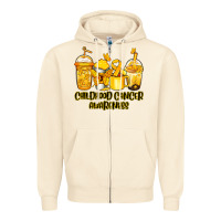 Sandshell childhood cancer awareness coffee Zipper Hoodie - Jasminsmagicworld