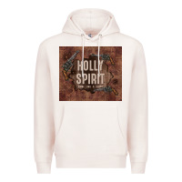 Pale Pink holly spirit come like a flood Premium Hoodie - TumblerDesignByShophia