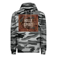 Slate Camo holly spirit come like a flood Premium Hoodie - TumblerDesignByShophia