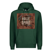 Sports Green holly spirit come like a flood Premium Hoodie - TumblerDesignByShophia