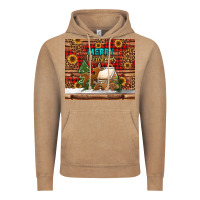 Vintage Coffee merry christmas cookies buffalo plaid Vintage Hoodie - Jasminsmagicworld
