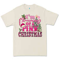 Bone I Am Dreaming Of A Pink Christmas Premium Tee - FaDigitalArtStudio