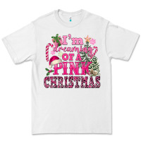 White I Am Dreaming Of A Pink Christmas Premium Tee - FaDigitalArtStudio