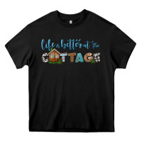 Black life is better at the cottage Heavy Core Tee - HRA Design Shop