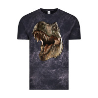 Cloud Black Tyrannosaurus T Rex Face Vintage Tee - LillyAllenDesigns