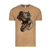 Vintage Camel Tyrannosaurus T Rex Face Vintage Tee - LillyAllenDesigns
