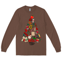 Chestnut teacher christmas tree Long Sleeve Tee - MaliasSmallBusiness