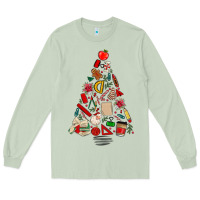 Matcha teacher christmas tree Long Sleeve Tee - MaliasSmallBusiness