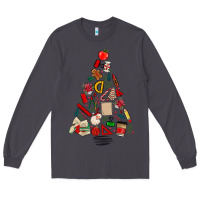 Smoke teacher christmas tree Long Sleeve Tee - MaliasSmallBusiness