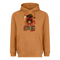Meerkat santas favorite postal worker afro messy bun Heavyweight Hoodie - texasbilliewilder