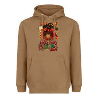 Toasted Coconut santas favorite postal worker afro messy bun Heavyweight Hoodie - texasbilliewilder