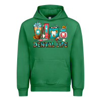 Emerald Dental Life Dentist Coffee Cups Urban Hoodie - FaDigitalArtStudio