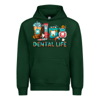 Forest Green Dental Life Dentist Coffee Cups Urban Hoodie - FaDigitalArtStudio
