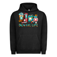 Pigment Black Dental Life Dentist Coffee Cups Urban Hoodie - FaDigitalArtStudio