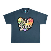 Midnight Navy be you Urban Heavy Tee - MaliasSmallBusiness