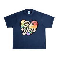 Navy be you Urban Heavy Tee - MaliasSmallBusiness
