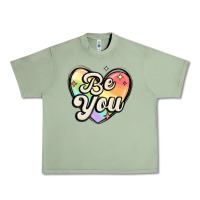 Oil Green be you Urban Heavy Tee - MaliasSmallBusiness