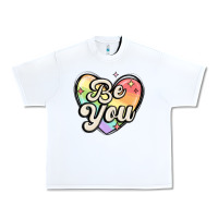 White be you Urban Heavy Tee - MaliasSmallBusiness