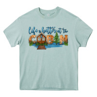 Arona life is better at the cabin Heavy Core Tee - HRA Design Shop