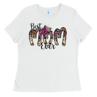White best mom ever Ladies Tee - SublimationCraftShop