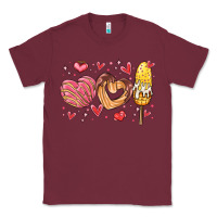 Burgundy valentines day mexican food Classic Tee - MaliasSmallBusiness