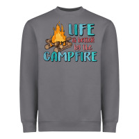 Life Is Better By The Campfire Heavyweight Sweatshirt | Teevron