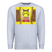 Heather Grey softball with leopard tumbler tbs Premium Sweatshirt - TumblerDesignByShophia