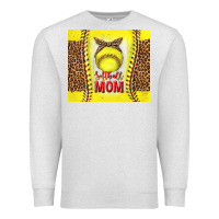 Oatmeal Heather softball with leopard tumbler tbs Premium Sweatshirt - TumblerDesignByShophia