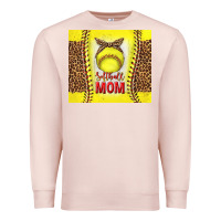 Pale Pink softball with leopard tumbler tbs Premium Sweatshirt - TumblerDesignByShophia
