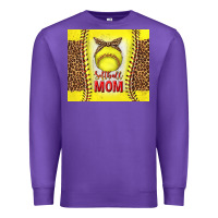 Purple softball with leopard tumbler tbs Premium Sweatshirt - TumblerDesignByShophia