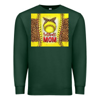 Sports Green softball with leopard tumbler tbs Premium Sweatshirt - TumblerDesignByShophia