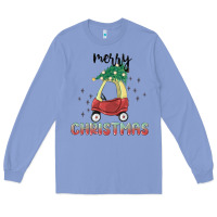 Colony Blue merry christmas kids car Long Sleeve Tee - MaliasSmallBusiness