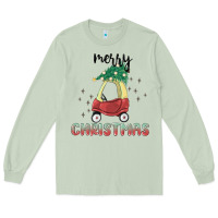 Matcha merry christmas kids car Long Sleeve Tee - MaliasSmallBusiness