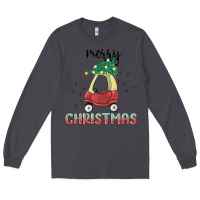 Smoke merry christmas kids car Long Sleeve Tee - MaliasSmallBusiness