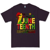 Plum juneteenth fist free ish since 1865 Premium Tee - HRA Design Shop