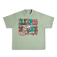 Oil Green sleep all day nurse all night Urban Heavy Tee - AdoDesignShop