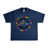 Navy gay pride Urban Heavy Tee - MaliasSmallBusiness