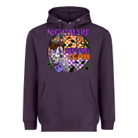 Plum Nightmare before the coffee halloween Heavyweight Hoodie - NancyCooperArtShop