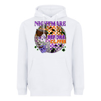 White Nightmare before the coffee halloween Heavyweight Hoodie - NancyCooperArtShop