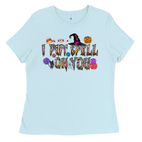 Baby Blue i put speel on you Ladies Tee - CowhideDigitalArt