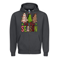 Smoke tis the season christmas cakes Zipper Hoodie - Jasminsmagicworld