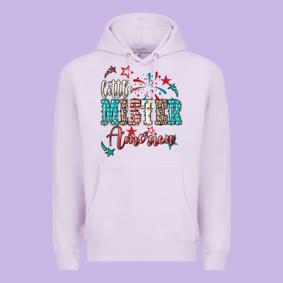 Little Mister America 4th Of July Premium Hoodie Designed By Howdyjamesfarm
