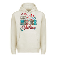 Oatmeal Heather Little mister America 4th of july Premium Hoodie - HowdyJamesFarm