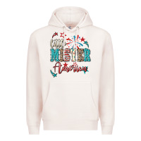 Pale Pink Little mister America 4th of july Premium Hoodie - HowdyJamesFarm